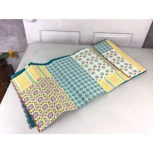 TAG Floral Tablecloth Runner Cotton New